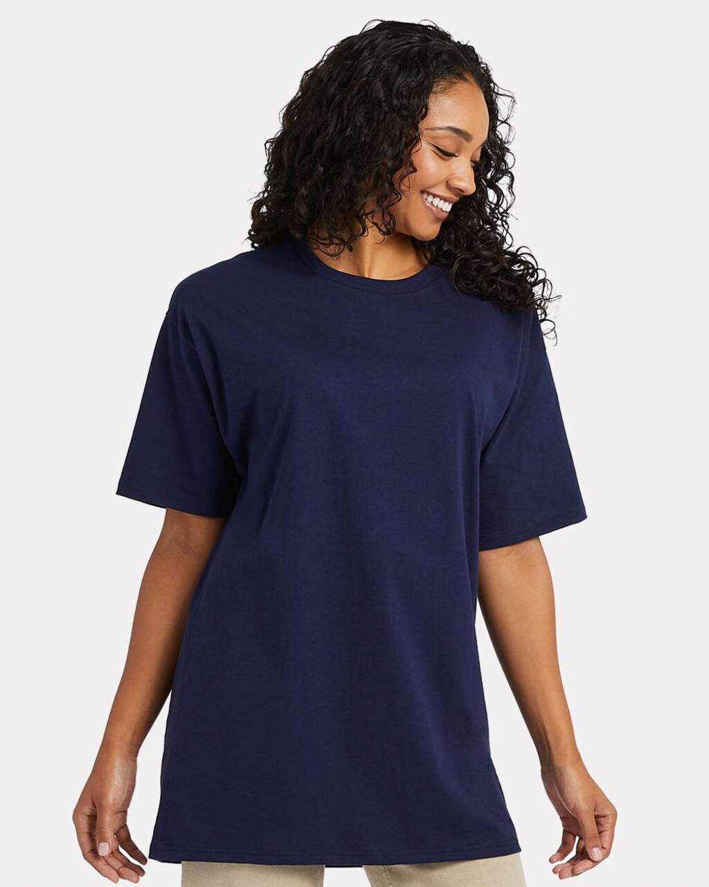 Essential-T Tall Crewneck T-Shirt for Casual, Workwear & Extended Length Comfort Wear